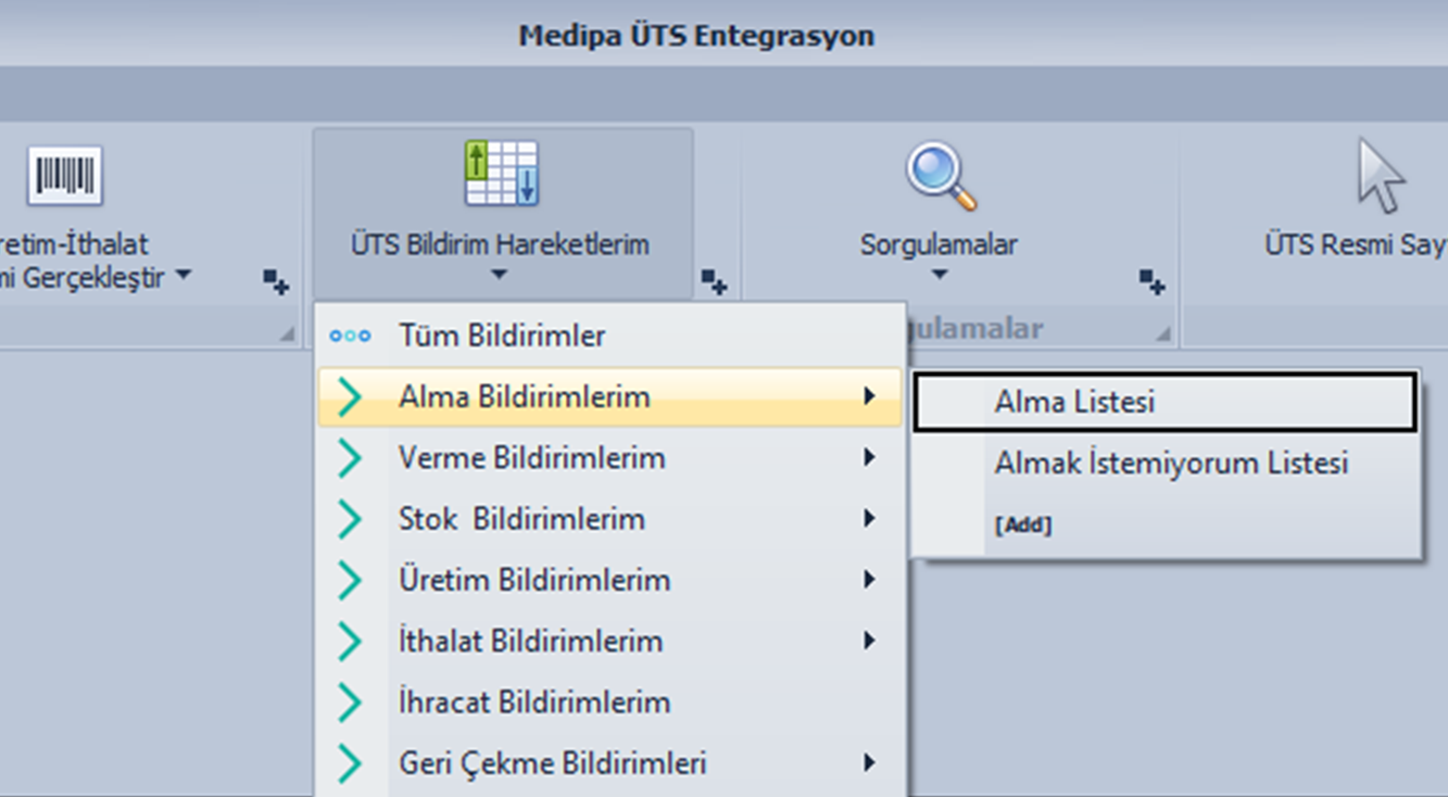 ÜTS Entegrasyon